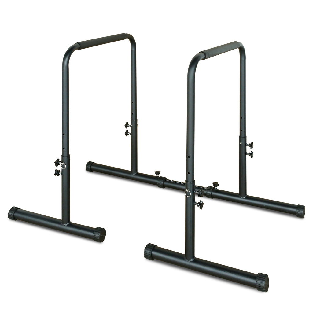 Adjustable Power Tower Dip Station Pull-Up Bar for Home Gym